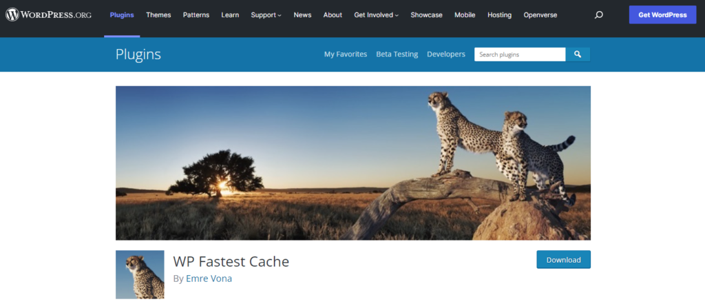 WP Fastest Cache Plugin Image