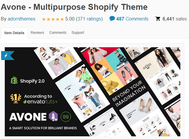Avone Shopify Theme