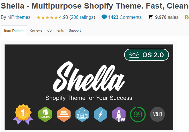 Shella Theme