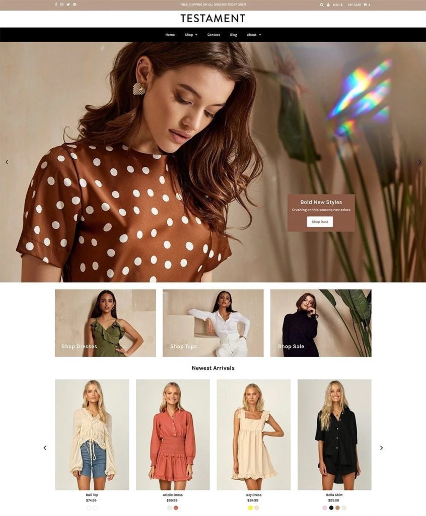 Testament Shopify Theme