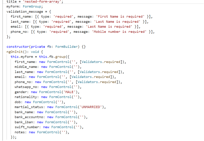 Form Array image