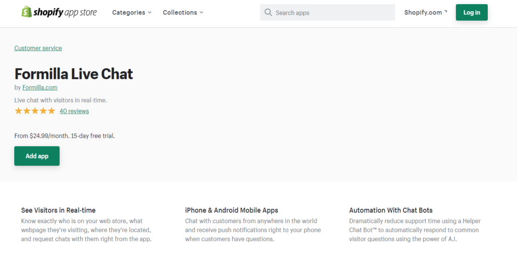 Formilla Chatbot