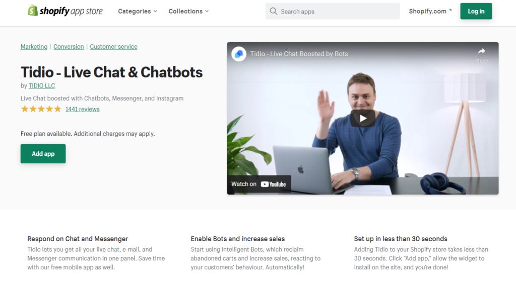 Tidio Chatbot