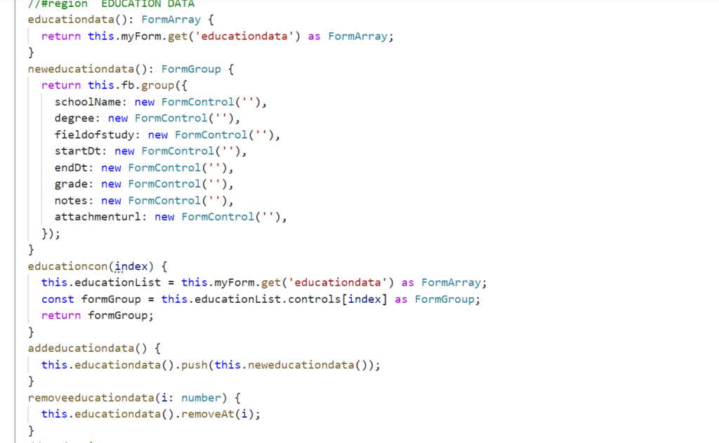 ts code