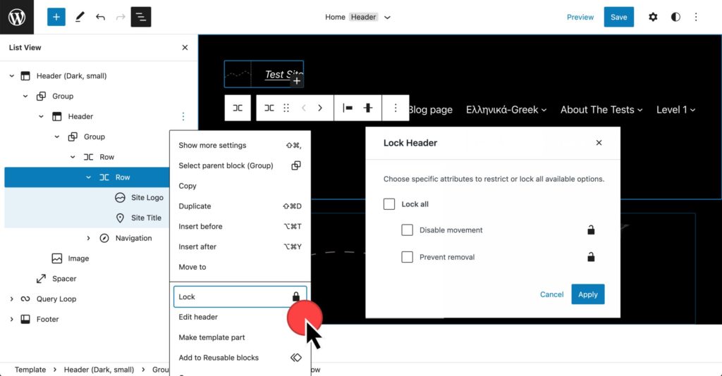 How to lock blocks in WordPress scaled 1 WordPress 6.0: All New Features and Improvements