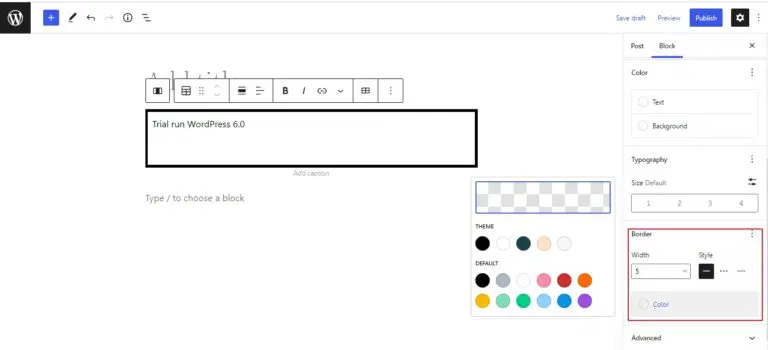 border control WordPress 6.0: All New Features and Improvements