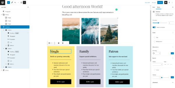 list view enhancement yoast WordPress 6.0: All New Features and Improvements