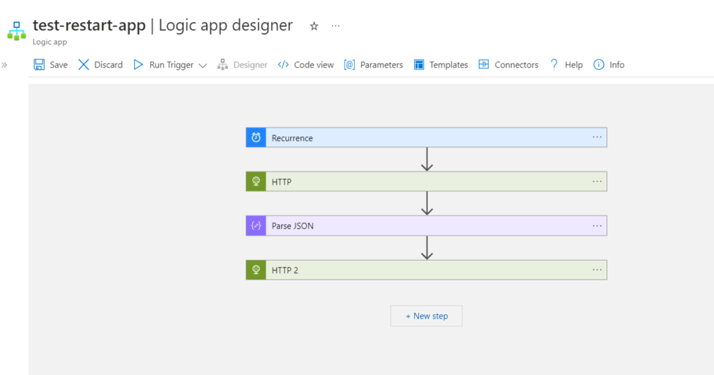 Steps of Logic App
