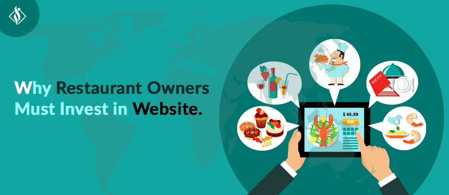 Image of Samarpan Infotech company logo with text: Why restaurant owners must invest in a website