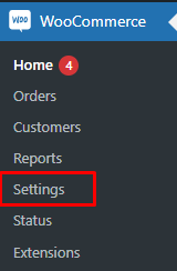 WooCommerce plugin section show in WordPress dash board