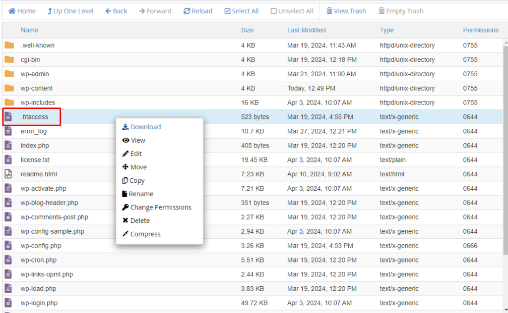 Control Panel Dashboard