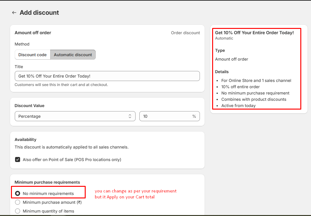 Shopify amount of order discount Shopify Discounts Explained: Types, Features & Easy Setup