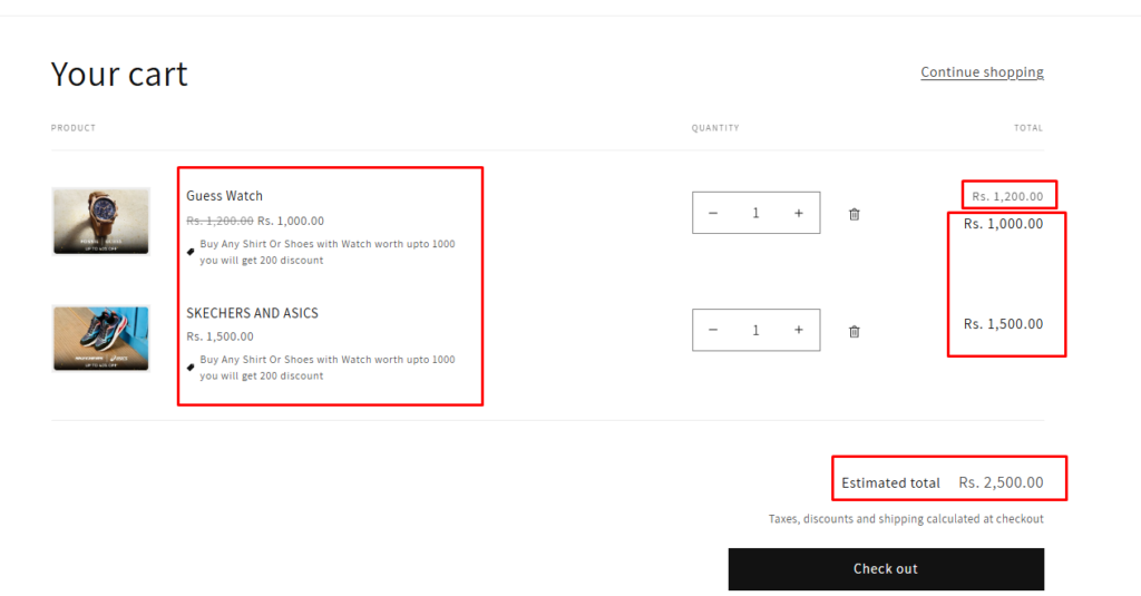 Shopify producct cart dashboard Shopify Discounts Explained: Types, Features & Easy Setup